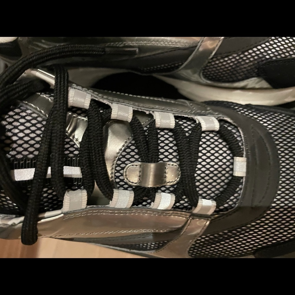 Christian Dior size 44 b22 sneakers black and silver - Picture 8 of 16